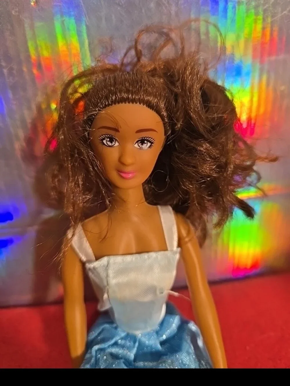 082526 2015 Barbie Dancin' Fun African American W/ Dress Legs   10 incjes tall n
